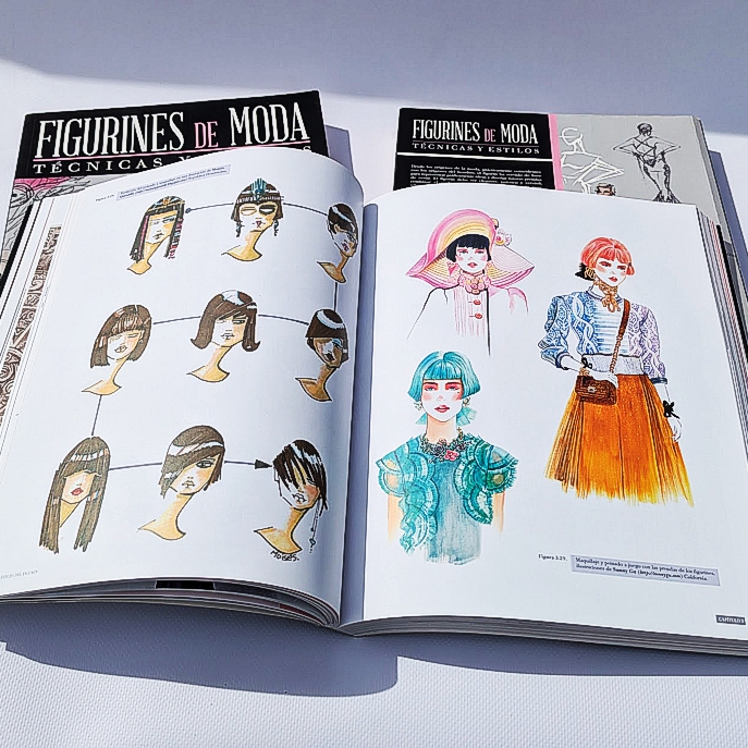 Ejemplos de ilustraciones de moda