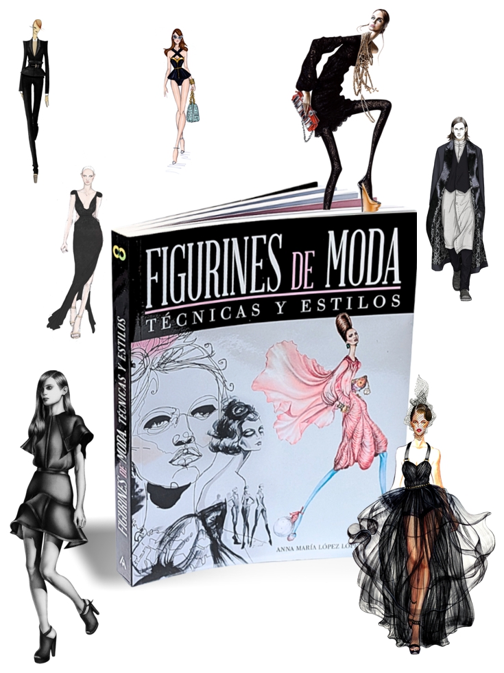 Ejemplos de ilustraciones de moda del libro